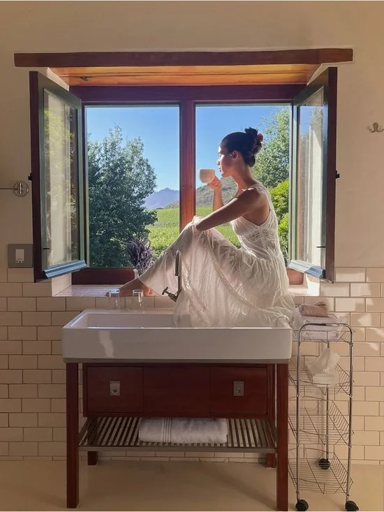 Frankies Bikinis Dakota Maxi Dress White Lace Tiered Romantic Cottagecore Boho S - Picture 2 of 11